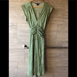 Banana Republic silk & linen knit dress